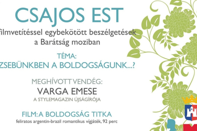 A boldogság titka - folytatódik a „Csajos estek” sorozat a Barátság moziban